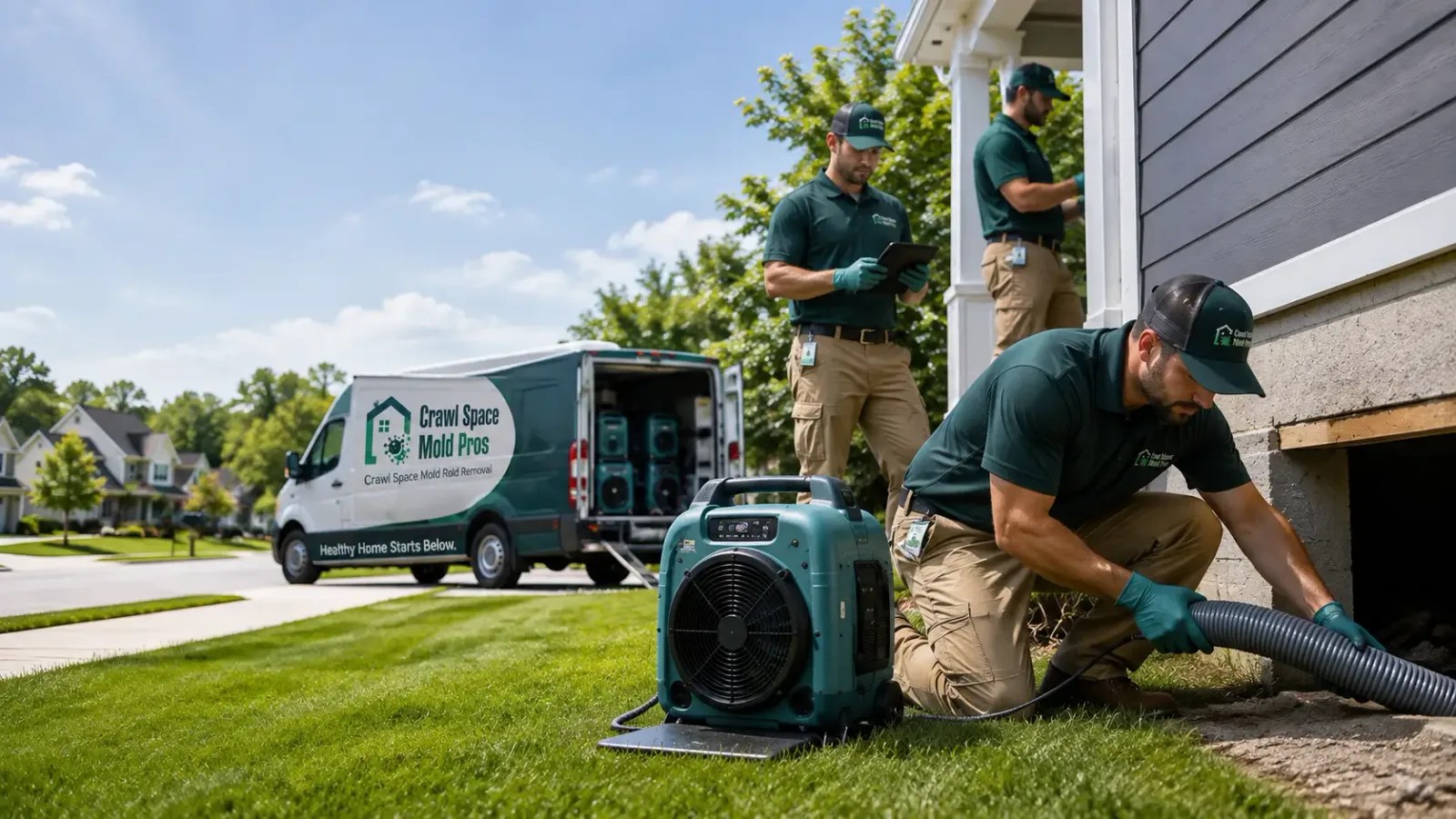 Crawl Space Mold Removal in Three Forks, MT